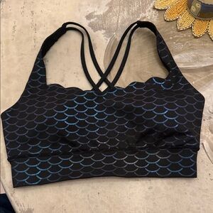 Crowned Athletics Large Sports Bra Ursula Mermaid Dragon Ariel Inspired